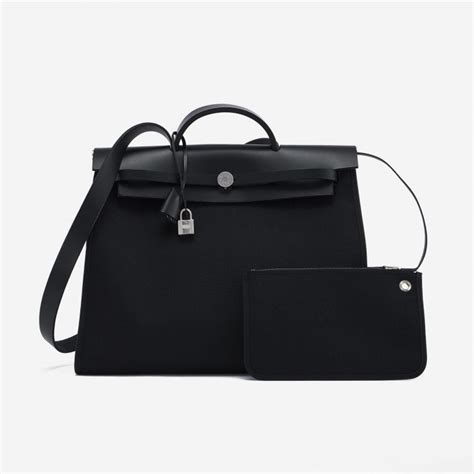 hermes herbag schwarz|hermes herbag bags for women.